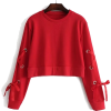 hollow long sleeve pullover sweater - Puloveri - $27.99  ~ 177,81kn