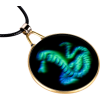 holographic snake - Naszyjniki - 