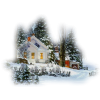 house in the winter - Zgradbe - 