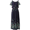 houseoffrazer Cold Shoulder Printed Maxi - Dresses - £18.00  ~ $23.68