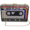 house of retro 80s rock casette box bag - バッグ クラッチバッグ - 