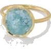 irene neuwirth 18k t blue medium classic - Rings - 