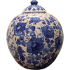 italian florentine blue ceramic vase - Uncategorized - 