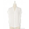ジョーゼットノーカラーSH(001210404502) - Рубашки - короткие - ¥6,930  ~ 52.88€