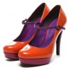 バニティ ビューティ vanitybeauty カラーエナメルパンプス （オレンジコンビ） - Zapatos - ¥8,295  ~ 63.30€
