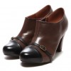 ミオ ノティス mio notis アンクルブーツ（ダークブラウン） - Boots - ¥8,295  ~ $73.70