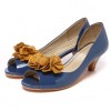 オリエンタルトラフィック ORiental TRaffic 2wayオープントゥパンプス（BLUE） - 经典鞋 - 