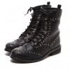エーティーエムアンドエーティージー atm & atg アトモス スタッズエンジニアブーツ（BLACK） - Boots - ¥5,082  ~ $45.15