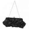 カカトゥ kakatoo サテンリボンパーティーバッグ（ブラック） - Clutch bags - ¥7,140  ~ $63.44