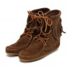 ミネトンカ MINNE TONKA Tranmer Ankle Hi Boot （DUSTY BROWN） - Boots - ¥14,175  ~ $125.95