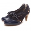 Fin フィン 【低反発スポンジ入り】パンチングパンプス（ネイビー） - Classic shoes & Pumps - ¥12,390 