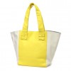 Style6バイカラーレザートート（イエローホワイト） - Hand bag - ¥10,500  ~ $93.29