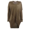 MAXI PULLOVER WITH V NECK - Cardigan - £150.00  ~ $197.37