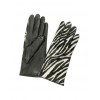 Women's Zebra Pony Hair and Italian Nappa Leather Gloves - Gloves - $198.00 