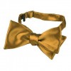 Ocher Yellow Solid Silk Self-tie Bowtie - Kravate - $72.00  ~ 457,39kn