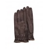 Men's Brown Cashmere-Lined Calf Leather Gloves - Gloves - $168.00  ~ £127.68