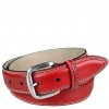 Red Leather Belt - Pasovi - $125.00  ~ 107.36€