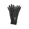 Rhinestone Black Gloves - Gloves - $60.00 