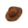 Genuine Leather Hat - Hat - $280.00  ~ £212.80