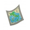 Fancy Map Printed Silk Square Scarf - Scarf - $270.00 