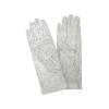 Women's White Flowered Lace Gloves - Gloves - $75.00 