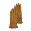 Women's Brown Leather Gloves - Manopole - $198.00  ~ 170.06€
