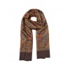 Paisley Print Wool and Silk Reversible Men's Scarf - Sciarpe - $135.00  ~ 115.95€