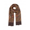 Paisley Print Wool and Silk Reversible Men's Scarf - Szaliki - $135.00  ~ 115.95€