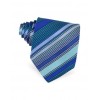 Diagonal Stripe Woven Silk Tie - Tie - $120.00 