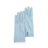 Women's Sky Blue Unlined Italian Leather Gloves - Gloves - $97.00 