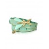 Precious Fly - Jeweled Buckle Suede Belt - Belt - $203.00 