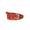 Pepe Fly Laser Red Leather Belt - Cinture - $140.00  ~ 120.24€