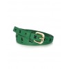 Pepe Fly Laser Emerald Green Leather Belt - Belt - $140.00 