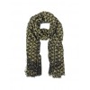 Black & Gold Logo Woven Wool Scarf - Sciarpe - $278.00  ~ 238.77€