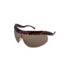 Top Bar Metal Shield Oversized Sunglasses - Sunglasses - $378.00 