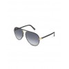 Men's Logo Leather Aviator Sunglasses - 墨镜 - $495.00  ~ ¥3,316.67