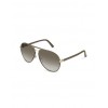 Men's Logo Leather Aviator Sunglasses - Occhiali da sole - $495.00  ~ 425.15€