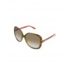 Women's Web Temple Large Round Sunglasses - Темные очки - $245.00  ~ 210.43€