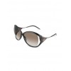 Clivia - Logo Temple Round Frame Sunglasses - Темные очки - $325.00  ~ 279.14€