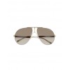 Carrera - White & Gold Aviator Sunglasses - Sunglasses - $154.00 