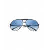 Turbo - Black Metal Aviator Sunglasses - Темные очки - $168.00  ~ 144.29€
