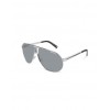 Panamerika - Silver Metal Aviator Sunglasses - Sunglasses - $145.00 
