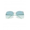 Flora - Butterfly Rimless Sunglasses - Sunglasses - $395.00 