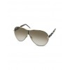 Marina Chain Metal Aviator Sunglasses - Sunglasses - $395.00 