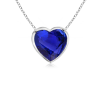 Heart Tanzanite Solitaire Pendant Tanzanite Pendant SP0152TB - Ожерелья - $409.99  ~ 352.13€