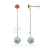 Peachy Sunrise Drop Earrings - Uhani - $219.99  ~ 188.95€