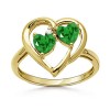 The Carnation Ring Emerald Ring - Anelli - $389.99  ~ 334.96€