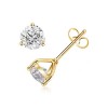 Round Diamond Martini Diamond Studs Earrings in 14K Yellow Gold SEY0725D - Earrings - $899.00 