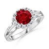 The Bloomington Ring Ruby Ring - Obroči - $3,439.99  ~ 2,954.56€