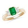 Emerald Ring The Trapeze Ring Emerald Ring - Pierścionki - $5,399.99  ~ 4,637.97€